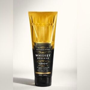 Bath & Body Works Whiskey Reserve Body Cream - Gold & Black NEW